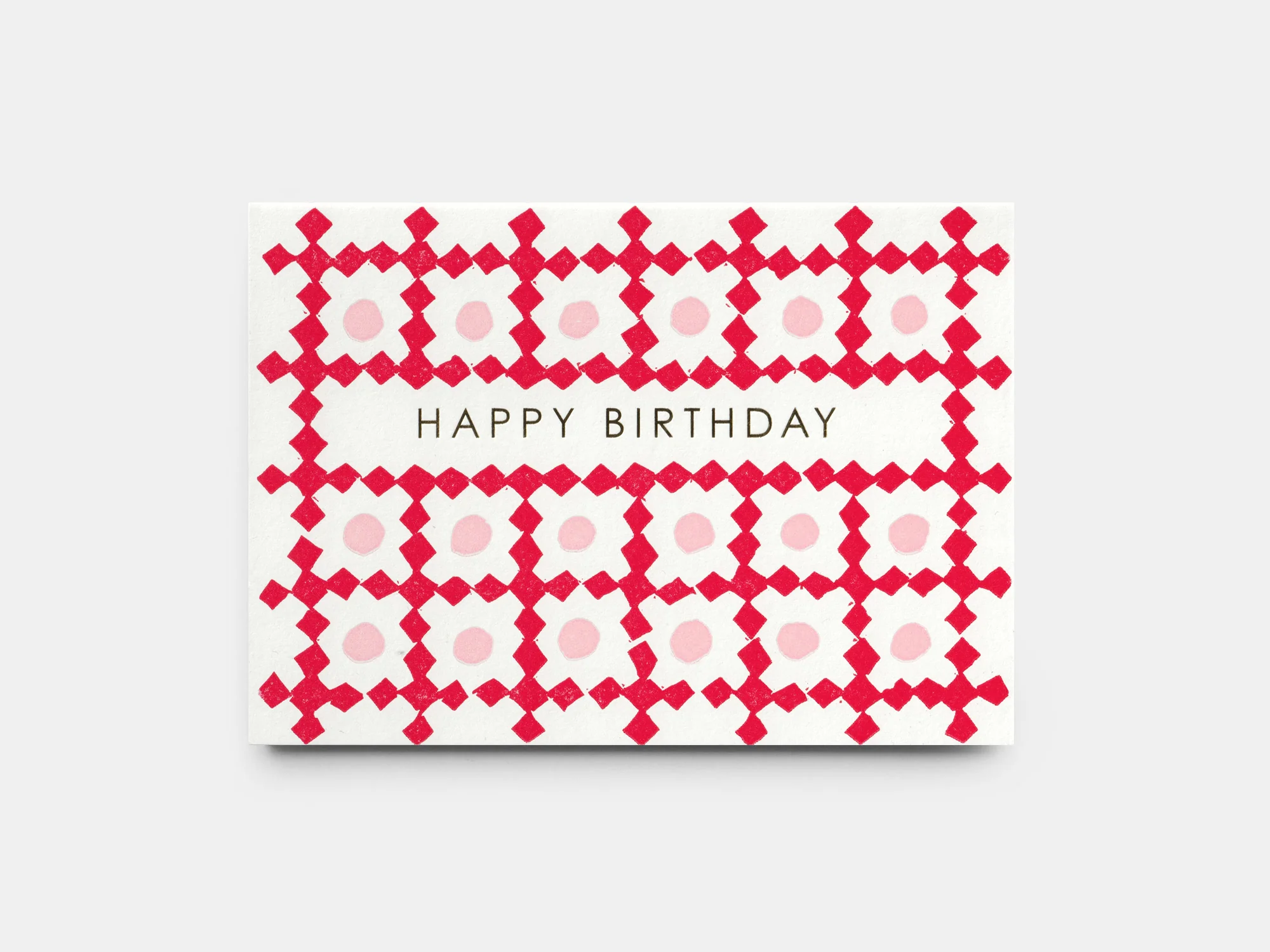 Spots & Diamonds Birthday Card
