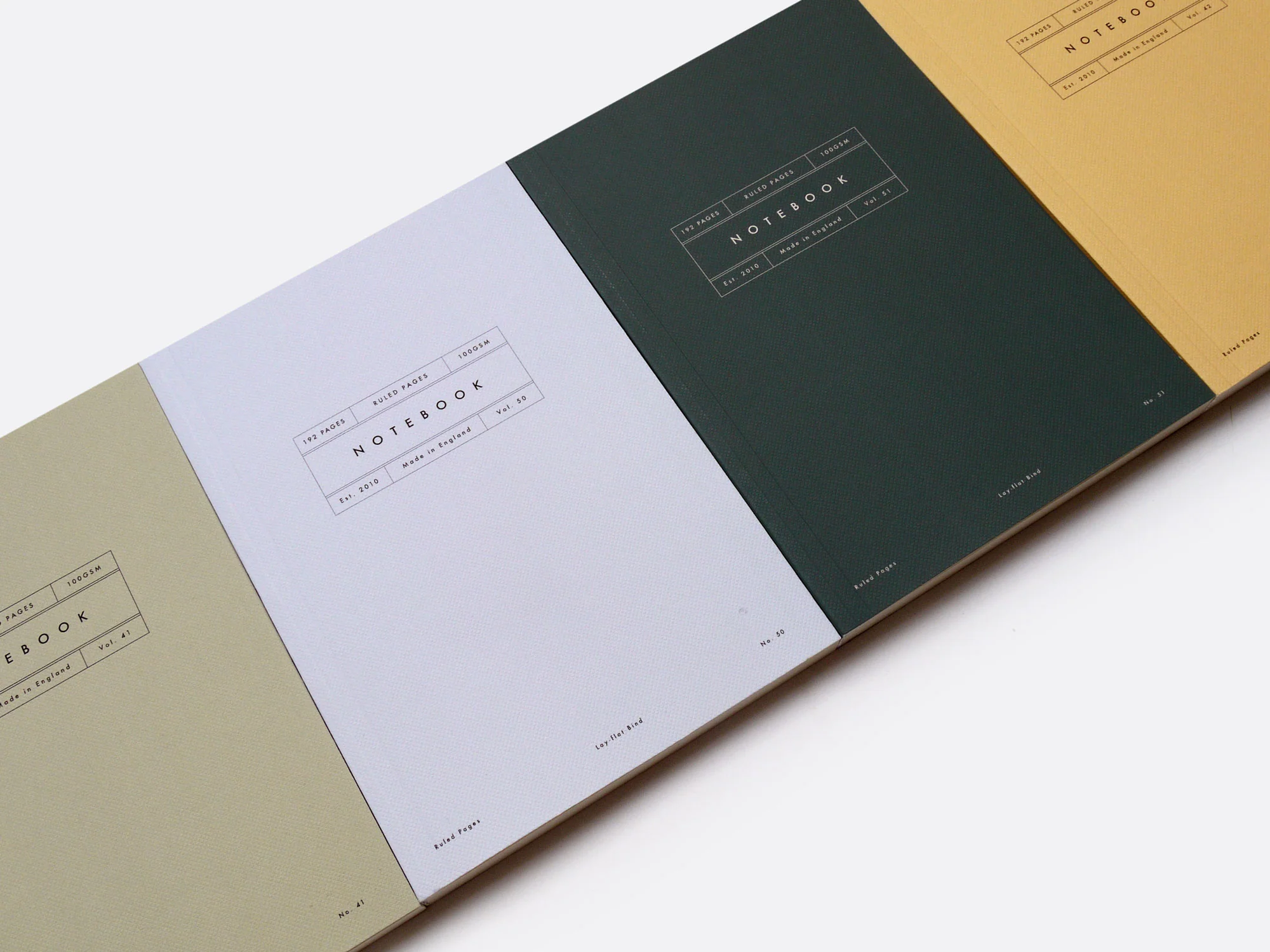 Lay-Flat Ruled Notebook (slim) - Image 2
